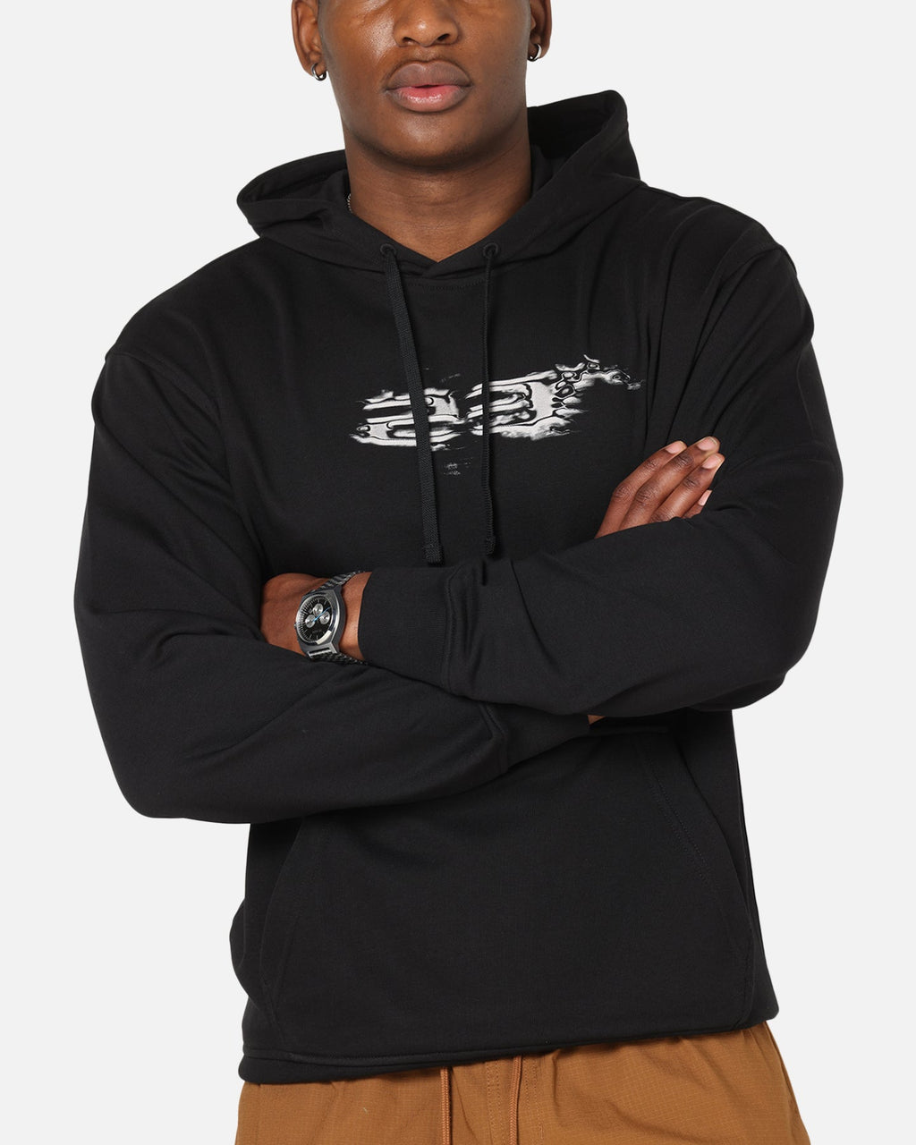 HOT Products Jordan Dri-FIT Graphic Pullover Hoodie Black/White