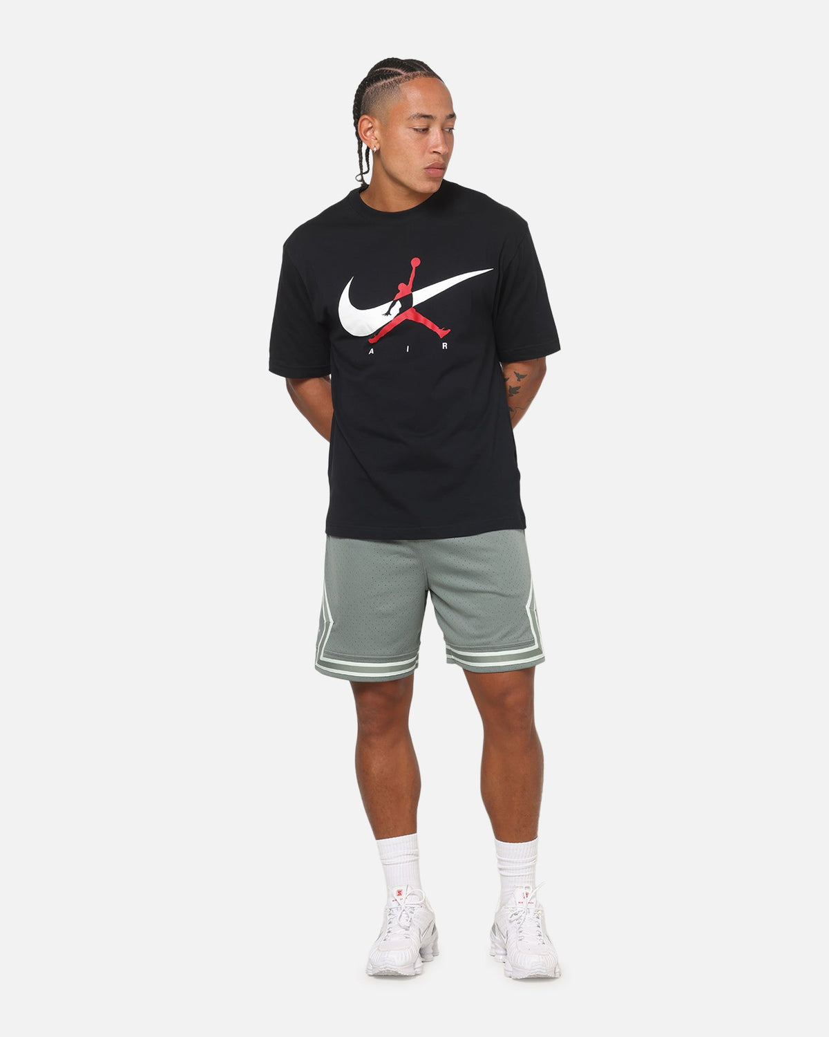 HOT Products Jordan Brooklyn Jumpman Graphic T-Shirt Black/White