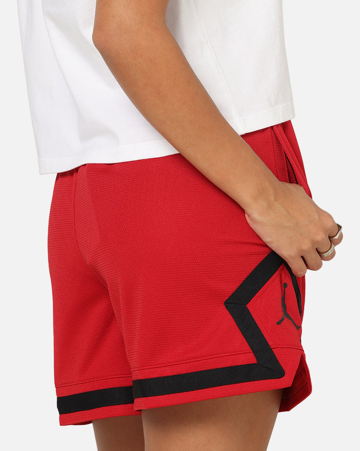 HOT Products Jordan Women's 4" Diamond Shorts Gym Red/Black