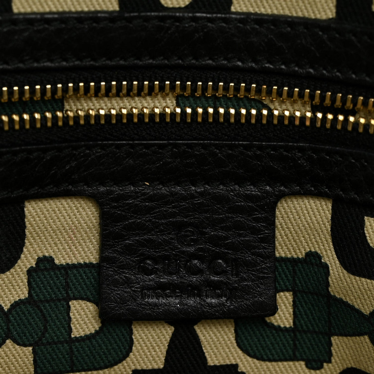 Calfskin Guccissima Signoria Bowler Bag Black