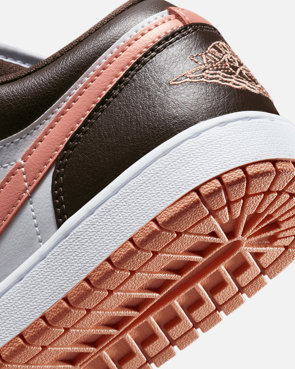 HOT Products Jordan Women's Air Jordan 1 Low "Brown & Pink" White/Brown