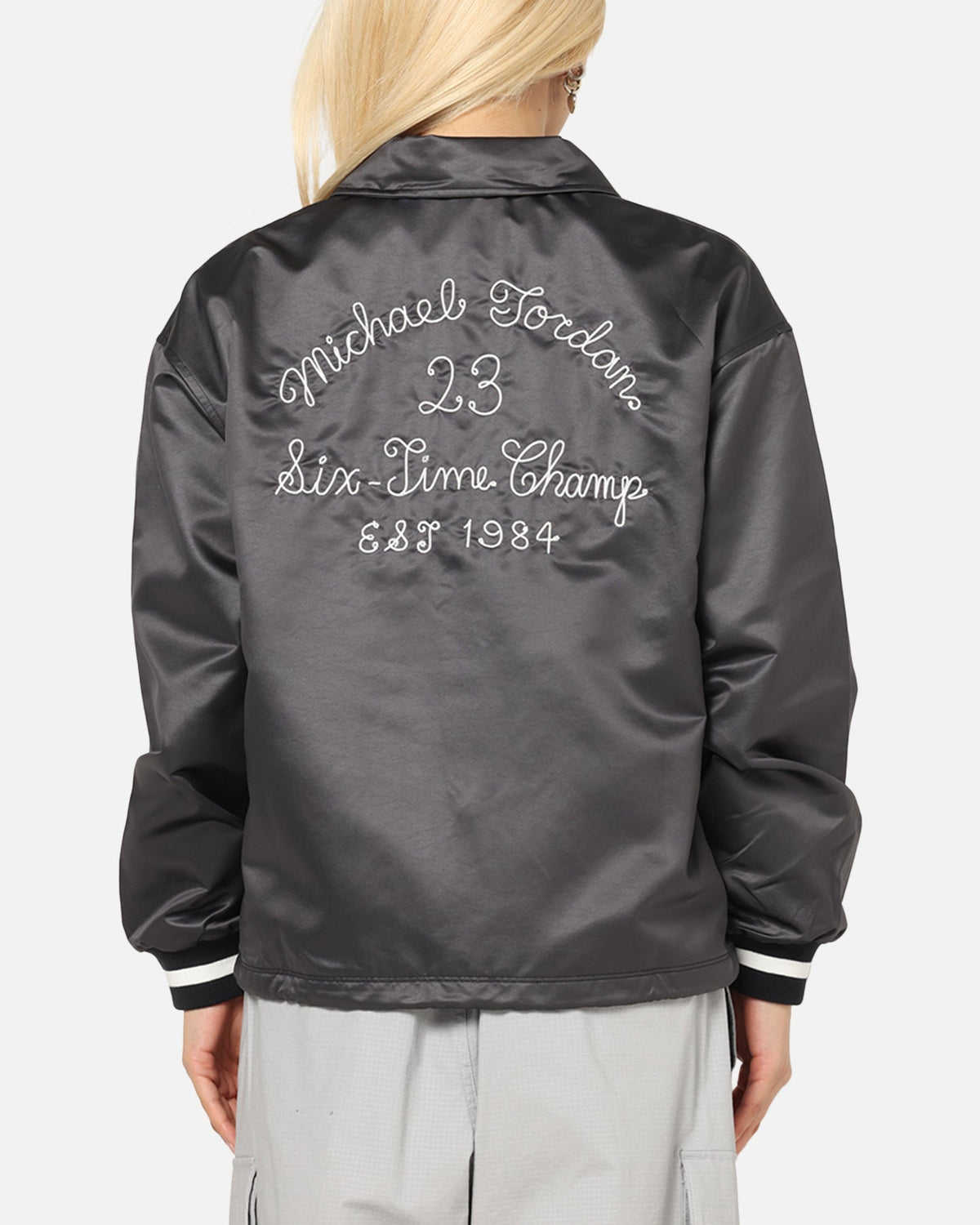 HOT Products Jordan Women's Coaches Jacket Black/Sail