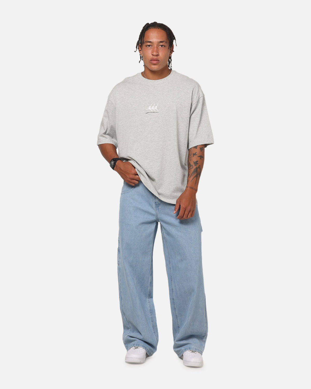 HOT Products Jordan Flight Oversized Graphic T-Shirt Grey Heather