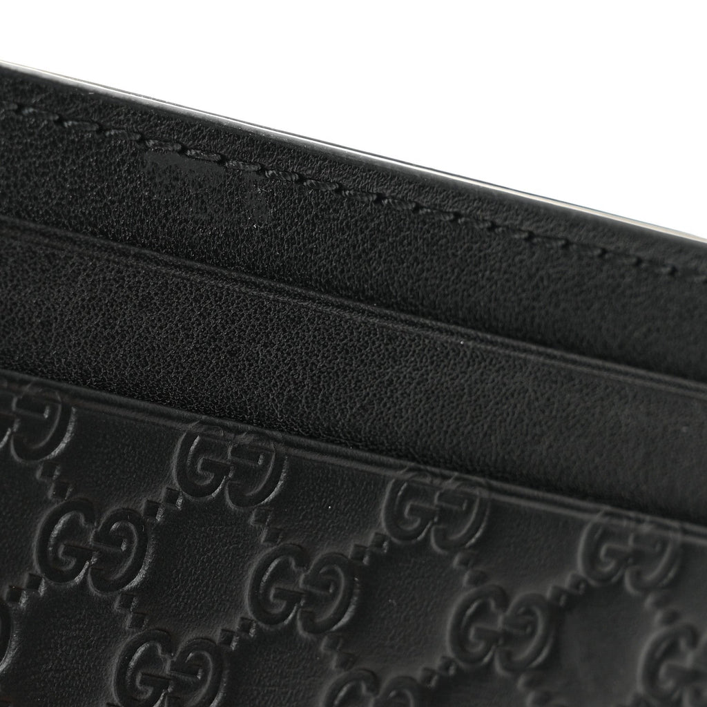 Microguccissima Card Holder Black