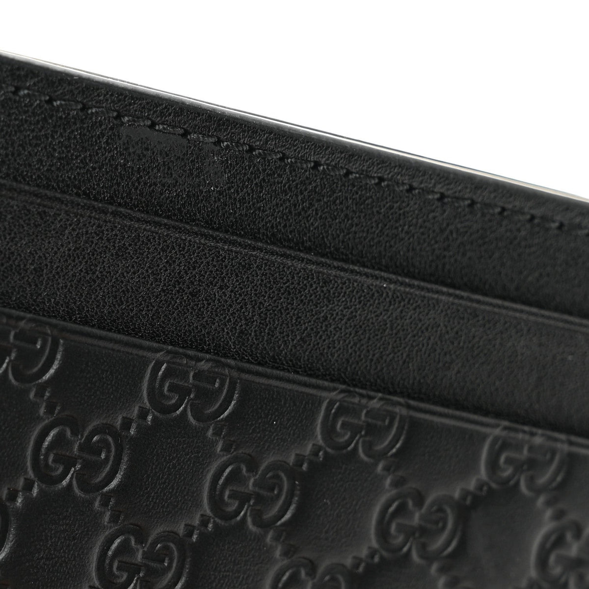Microguccissima Card Holder Black