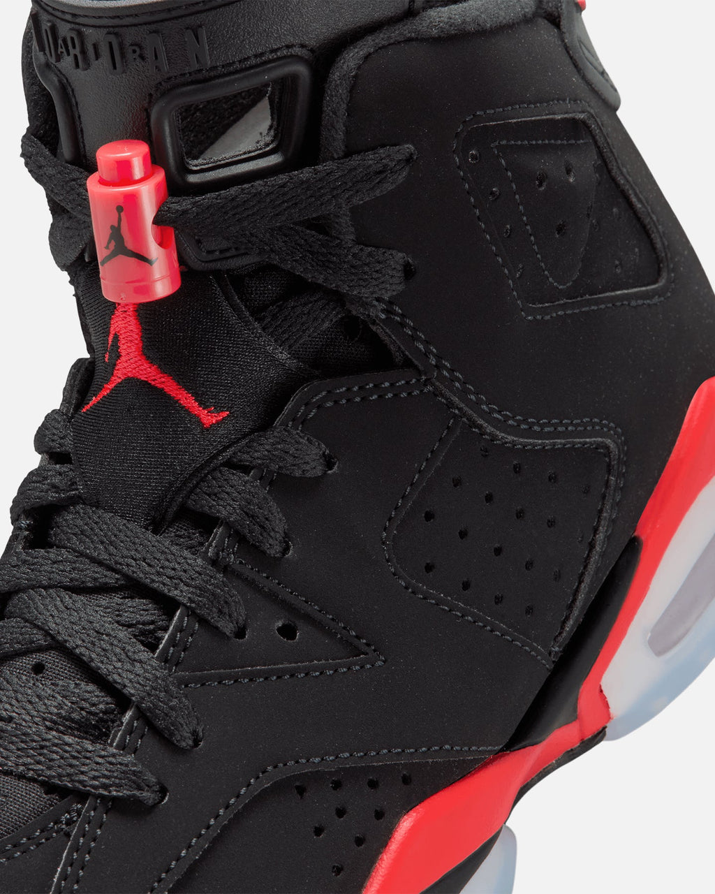 HOT Products Jordan Kids' Air Jordan 6 Retro "Infrared Salesman" (GS) Black/Lt Crimson