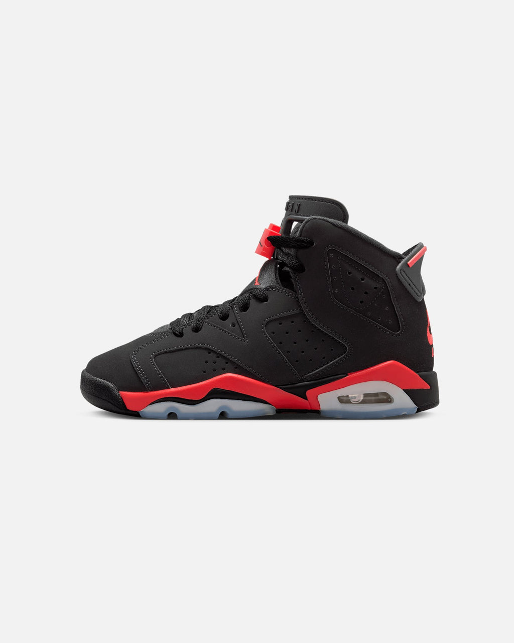 HOT Products Jordan Kids' Air Jordan 6 Retro "Infrared Salesman" (GS) Black/Lt Crimson