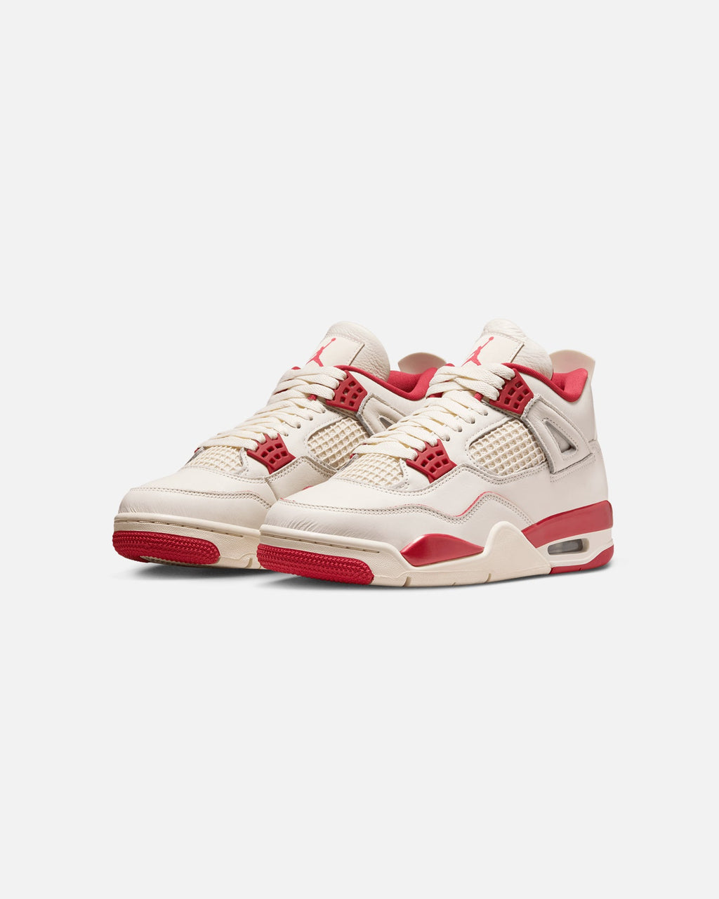 HOT Products Jordan Women's Air Jordan 4 Retro "Pale Ivory and Tough Red" Pale Ivory