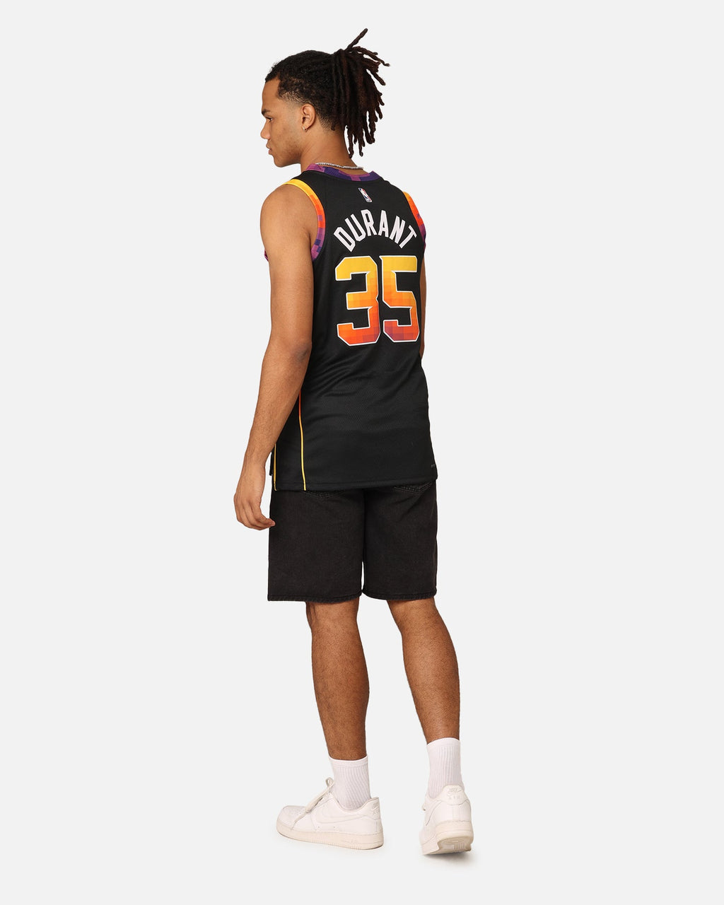HOT Products Jordan Phoenix Suns Kevin Durant Statement Edition 2022/23 Dri-FIT Swingman Jersey Black