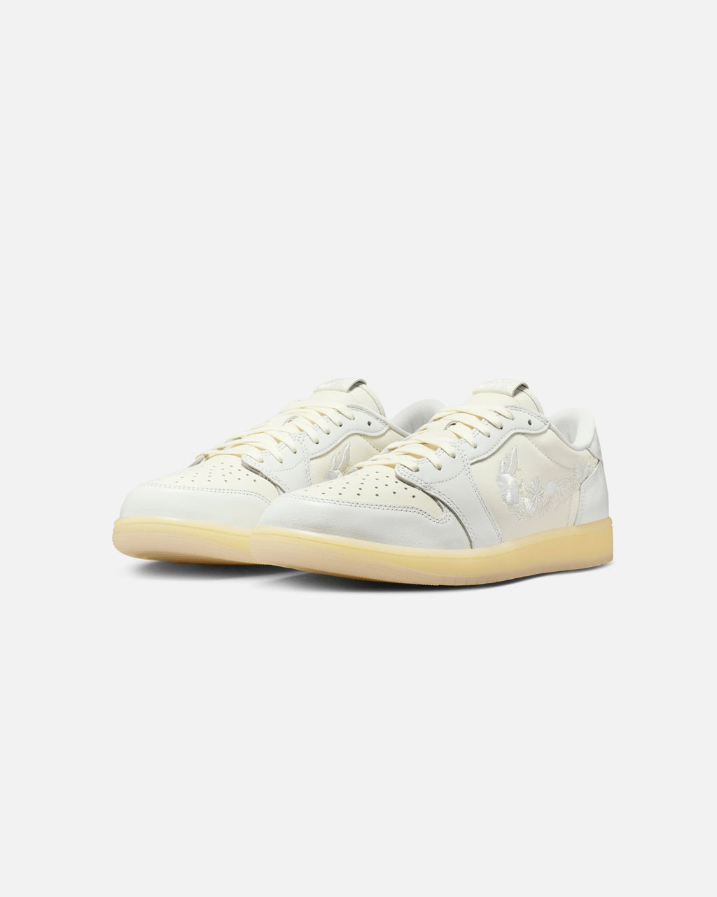 HOT Products Jordan Air Jordan 1 Retro Low OG "Floral Swoosh" Sail