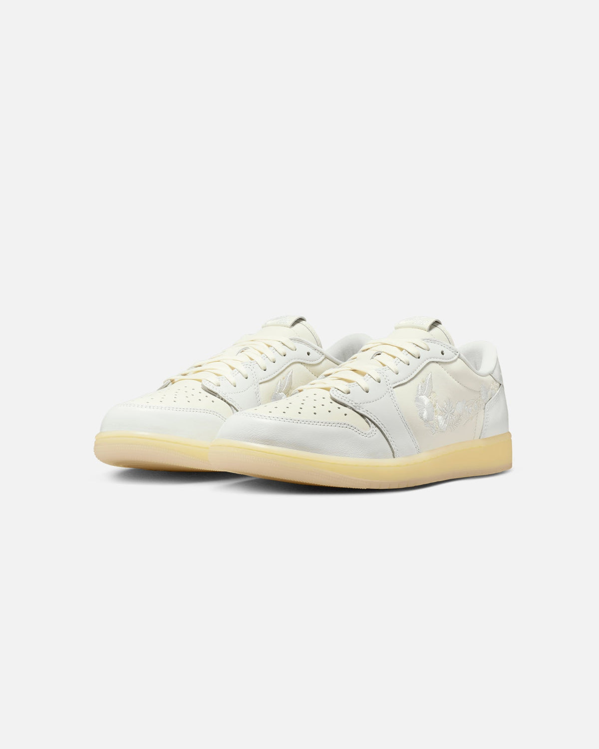 HOT Products Jordan Air Jordan 1 Retro Low OG "Floral Swoosh" Sail