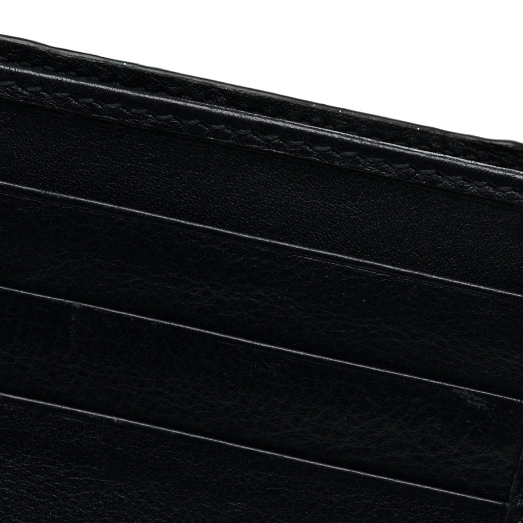Microguccissima Bi-Fold Wallet Navy