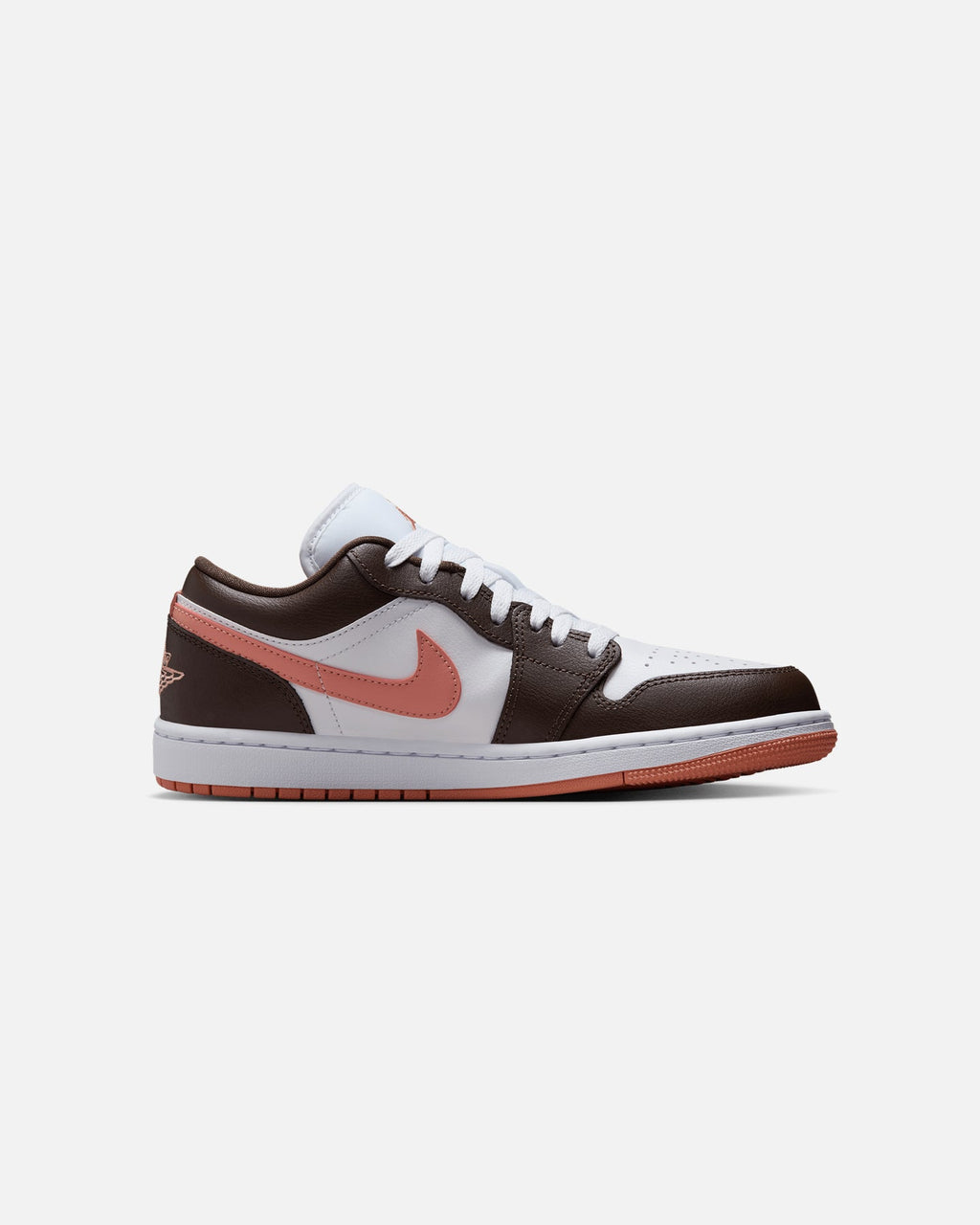 HOT Products Jordan Women's Air Jordan 1 Low "Brown & Pink" White/Brown