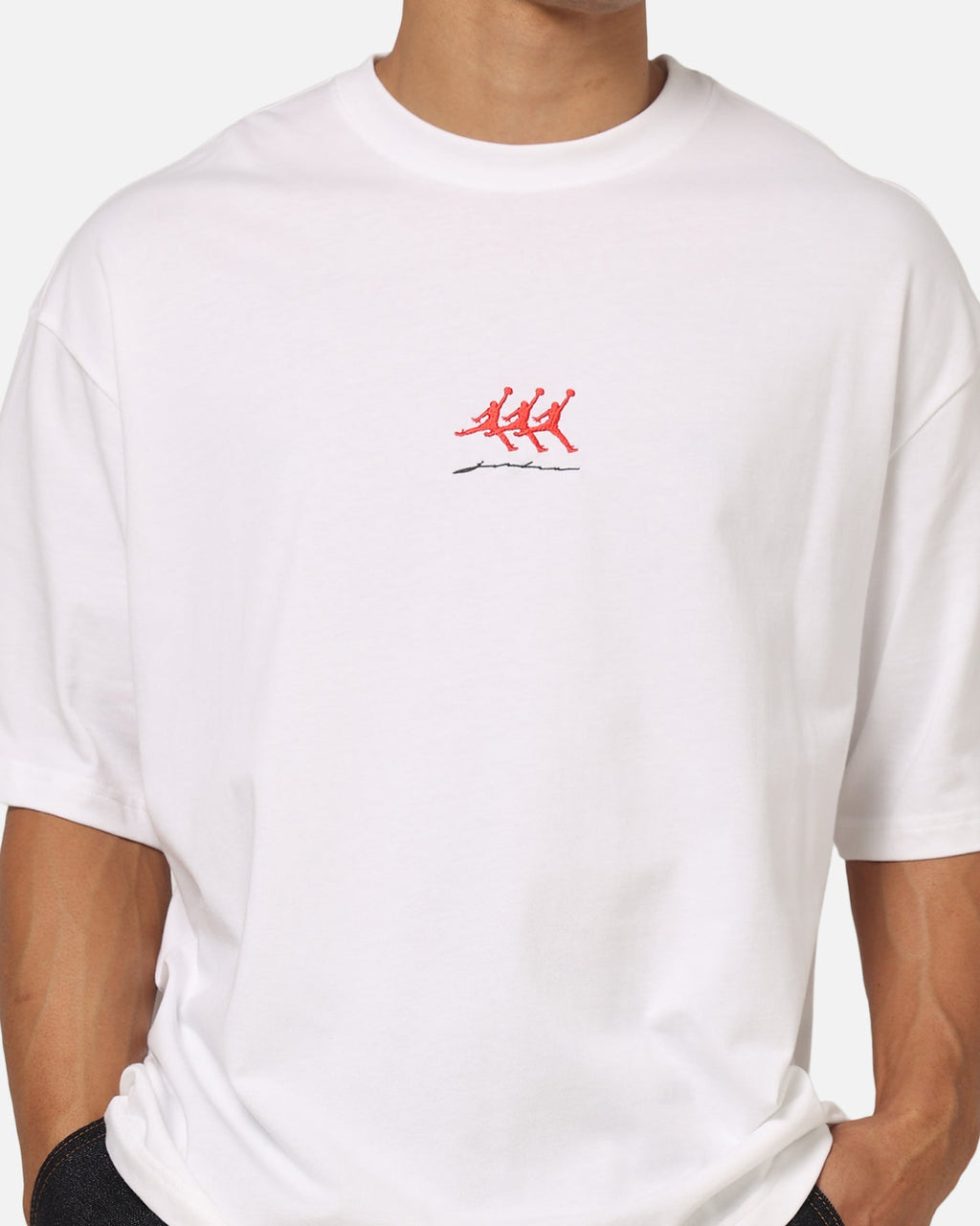 HOT Products Jordan Flight Graphic Oversized T-Shirt White