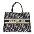 Oblique Medium Book Tote Blue Multicolor
