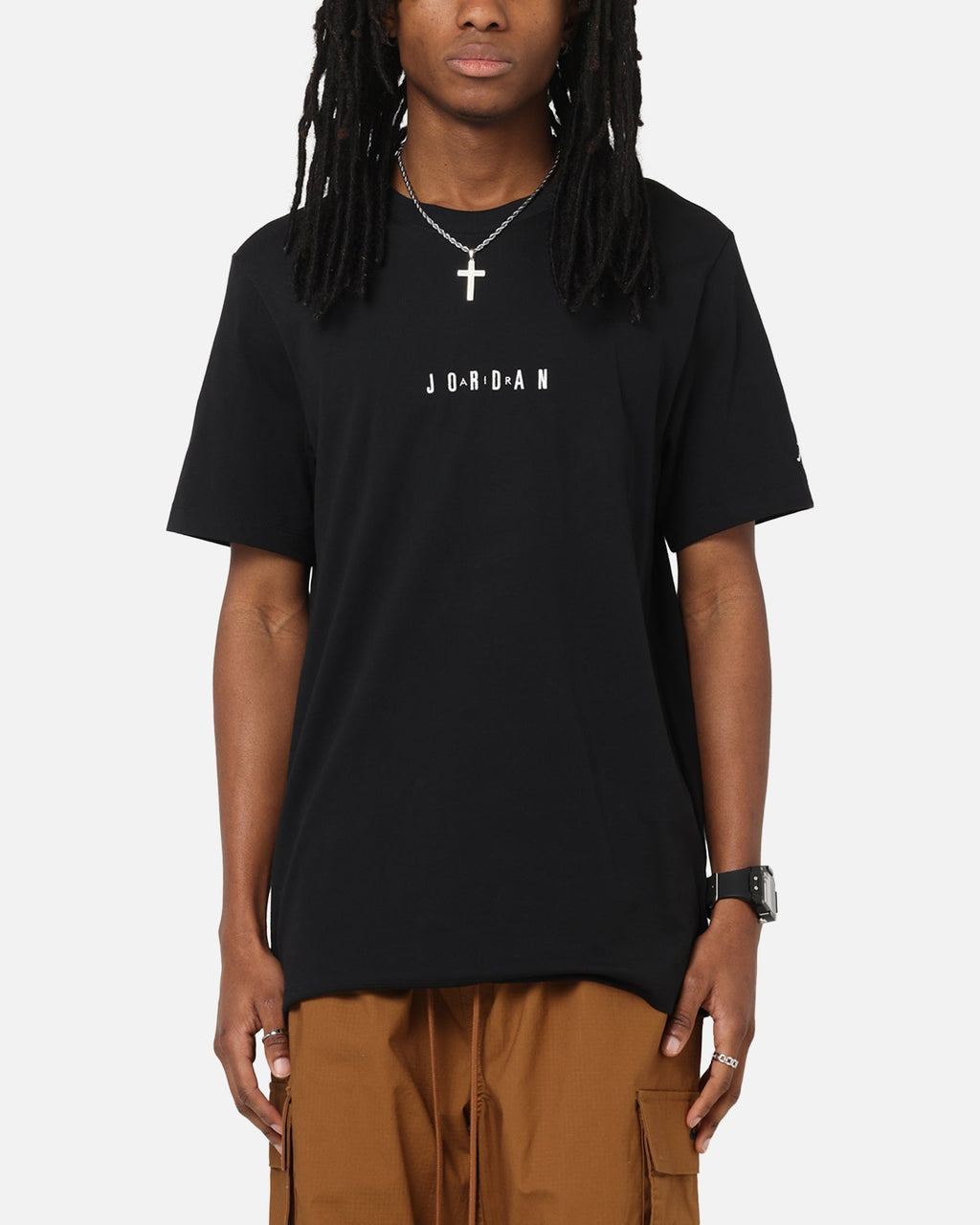 HOT Products Jordan Jumpman Air Crewneck T-Shirt Black/Sail