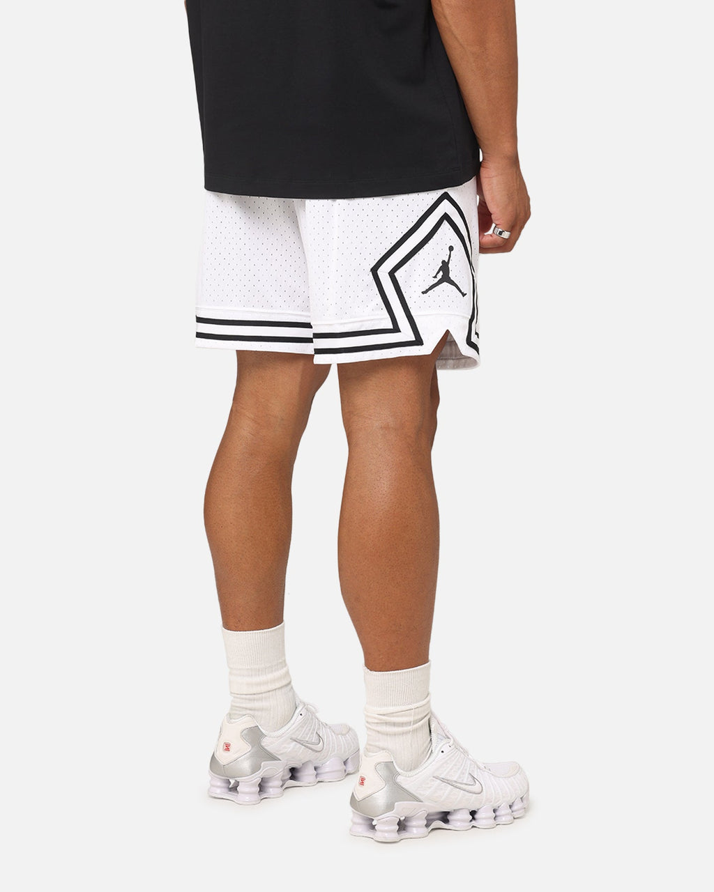 HOT Products Jordan Dri-FIT Sport Diamond Shorts White/Black/Black