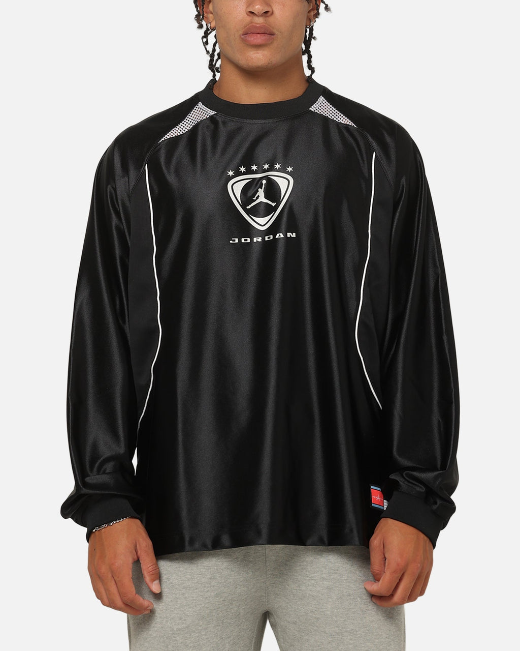 HOT Products Jordan Brooklyn Long-Sleeve Goalie Top Black