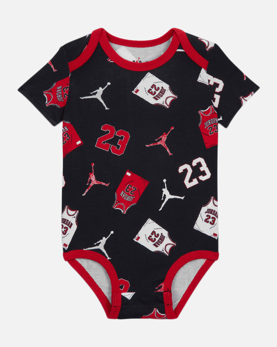 HOT Products Jordan Infant Jumpamn 23 Jersey Bodysuit Set 3 Pack Black