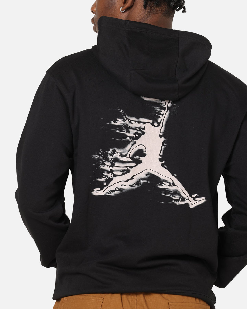 HOT Products Jordan Dri-FIT Graphic Pullover Hoodie Black/White