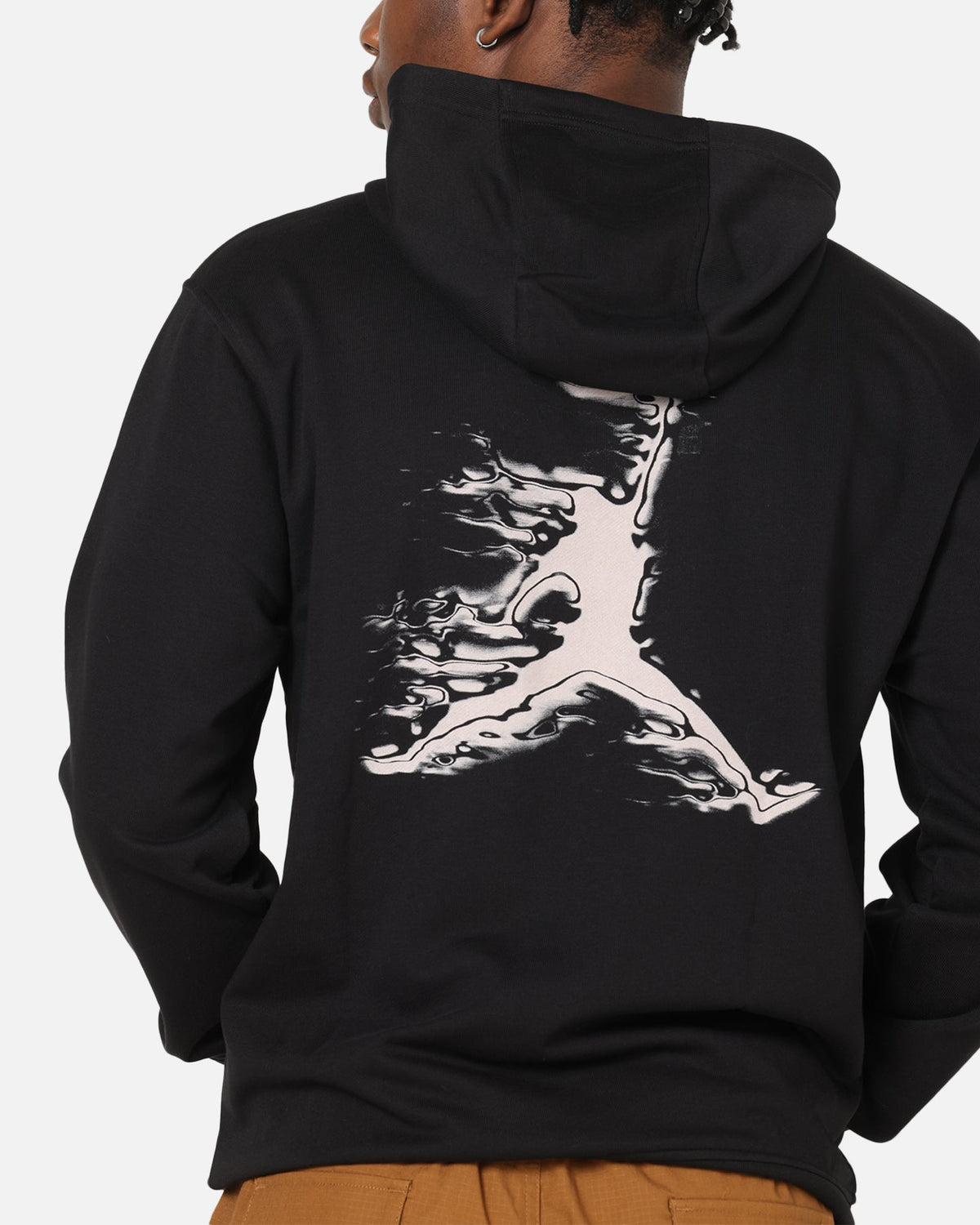 HOT Products Jordan Dri-FIT Graphic Pullover Hoodie Black/White