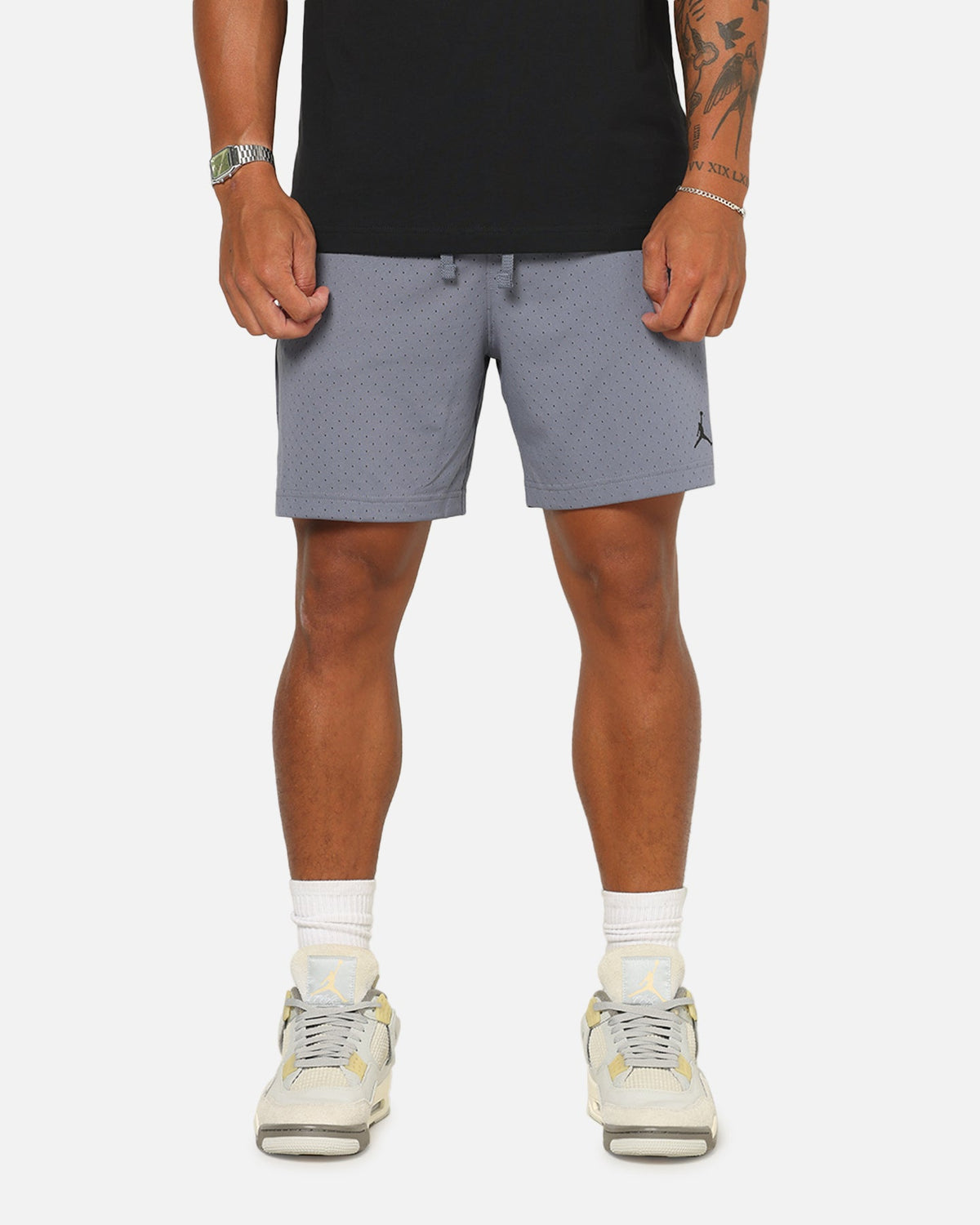 HOT Products Jordan Sport Jumpman Dri-FIT Mesh Shorts Light Carbon/Black