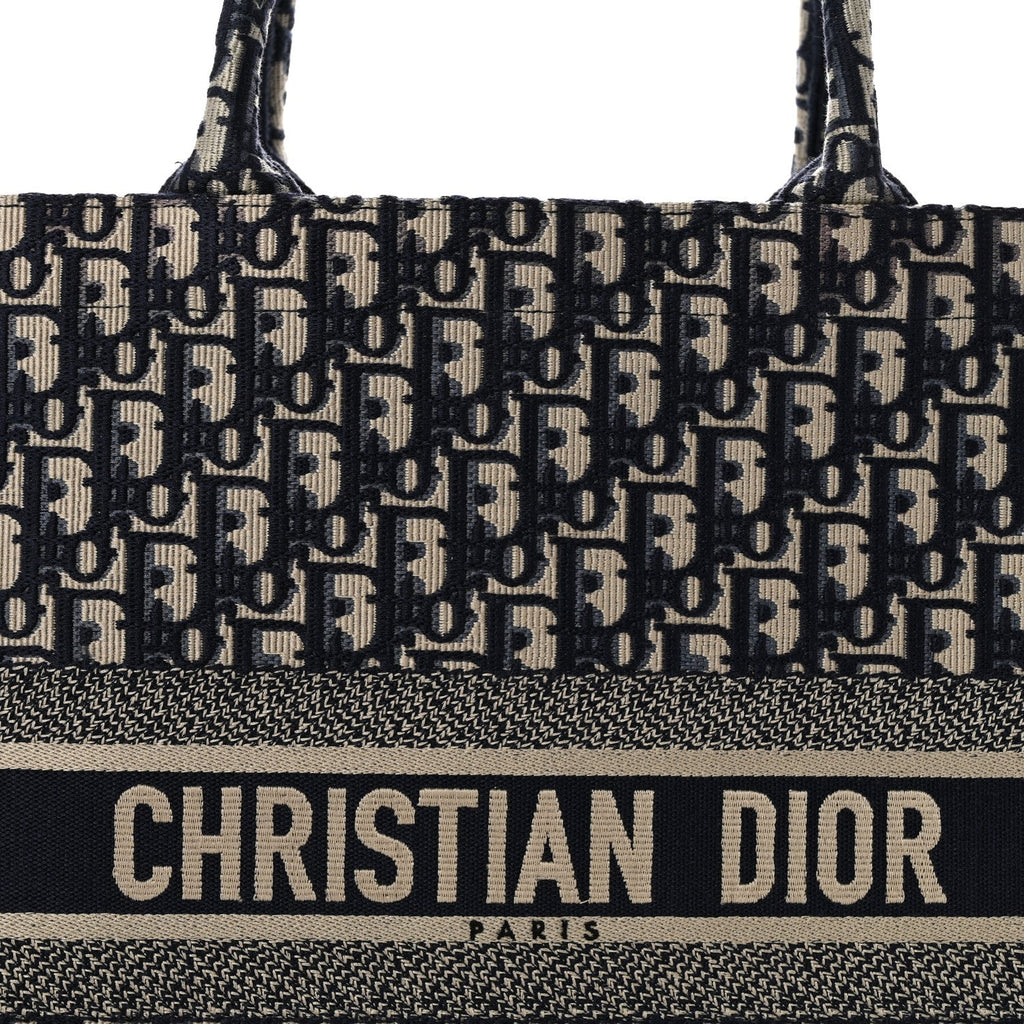 Oblique Large Book Tote Blue Multicolor