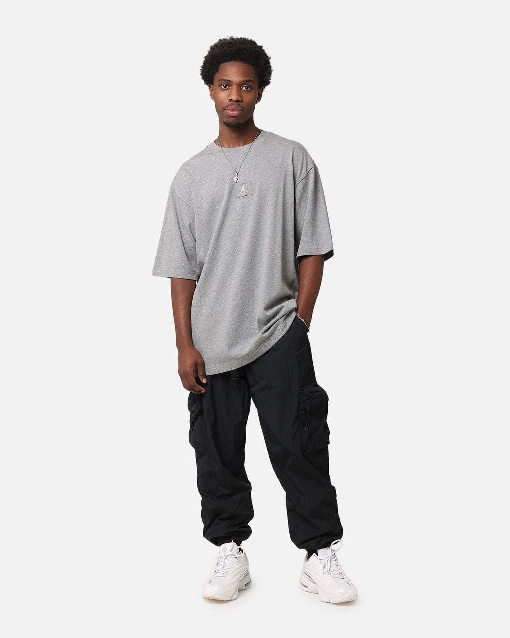 HOT Products Jordan Flight Essentials 85 Oversized T-Shirt Carbon Heather