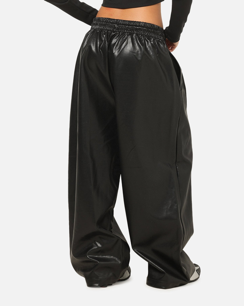 HOT Products Jordan Women's Jumpman Flight Faux-Leather Pants Black