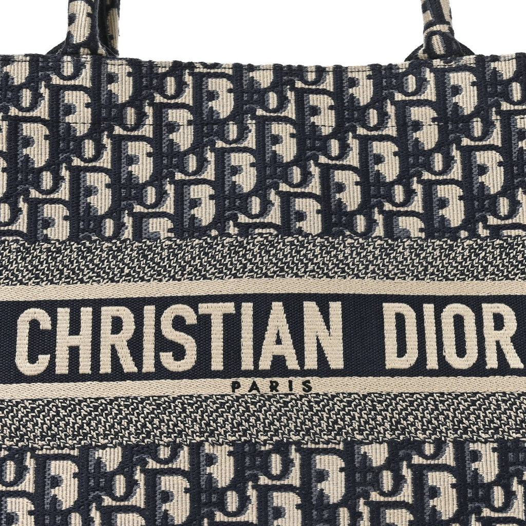 Oblique Medium Book Tote Blue Multicolor