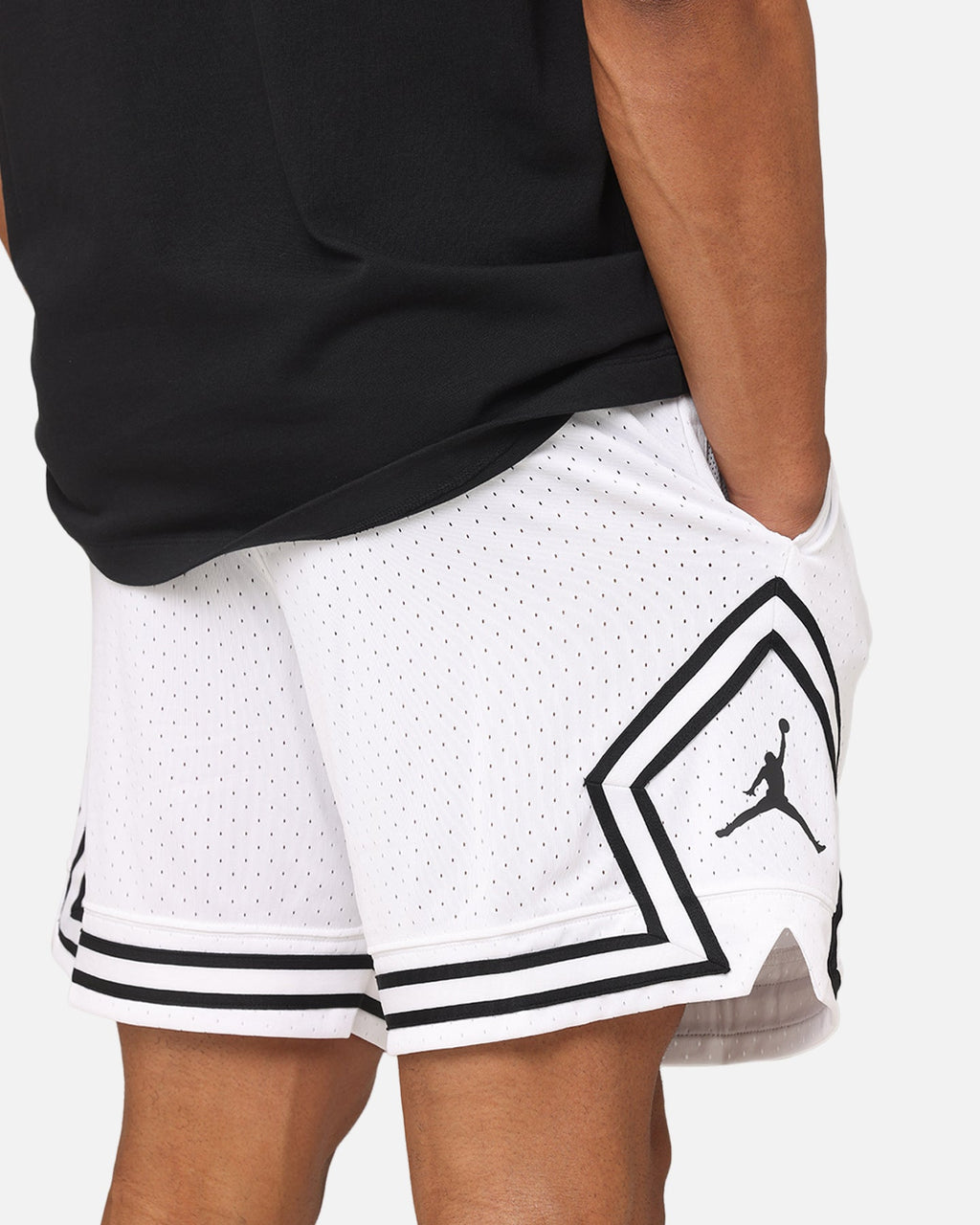 HOT Products Jordan Dri-FIT Sport Diamond Shorts White/Black/Black