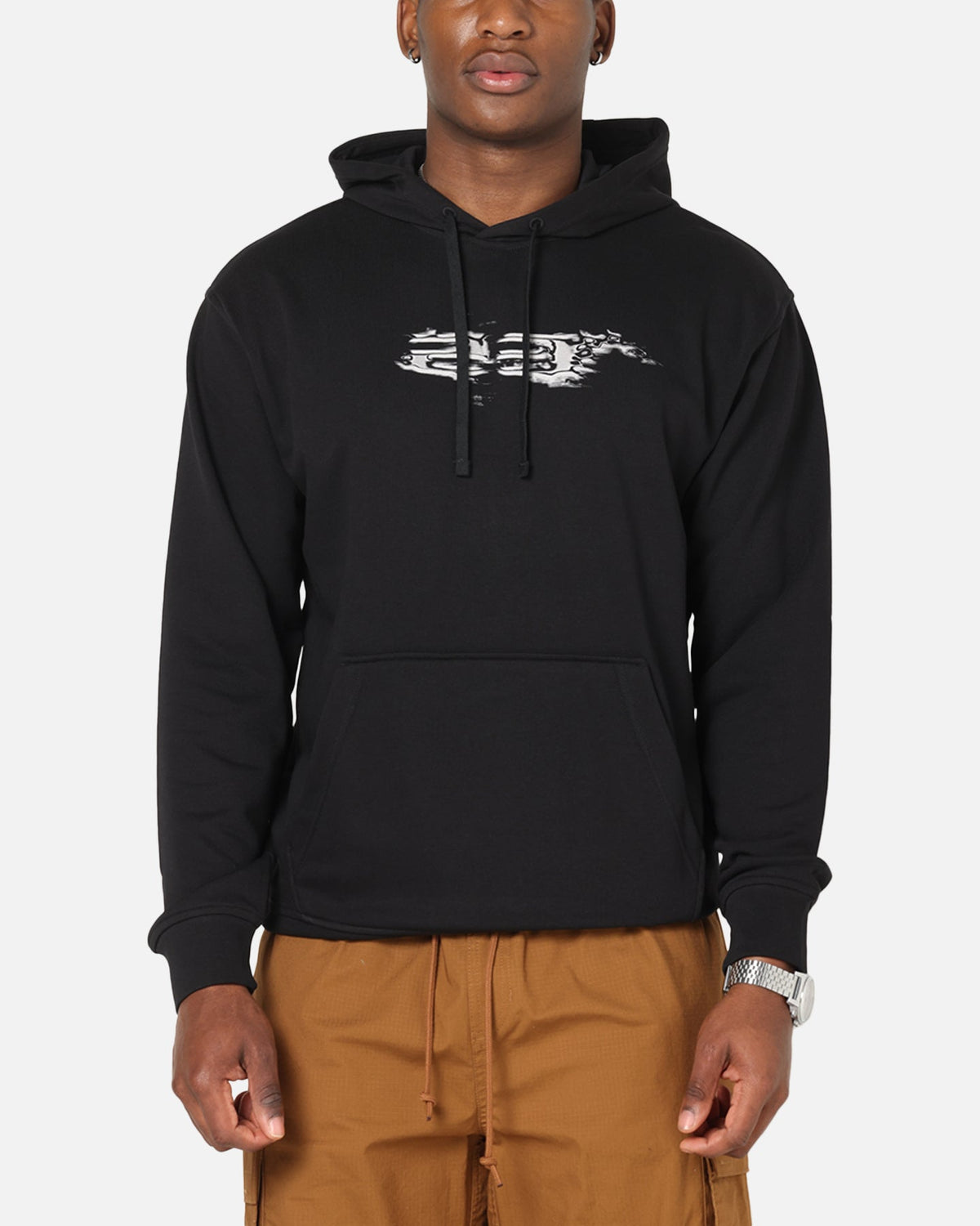 HOT Products Jordan Dri-FIT Graphic Pullover Hoodie Black/White