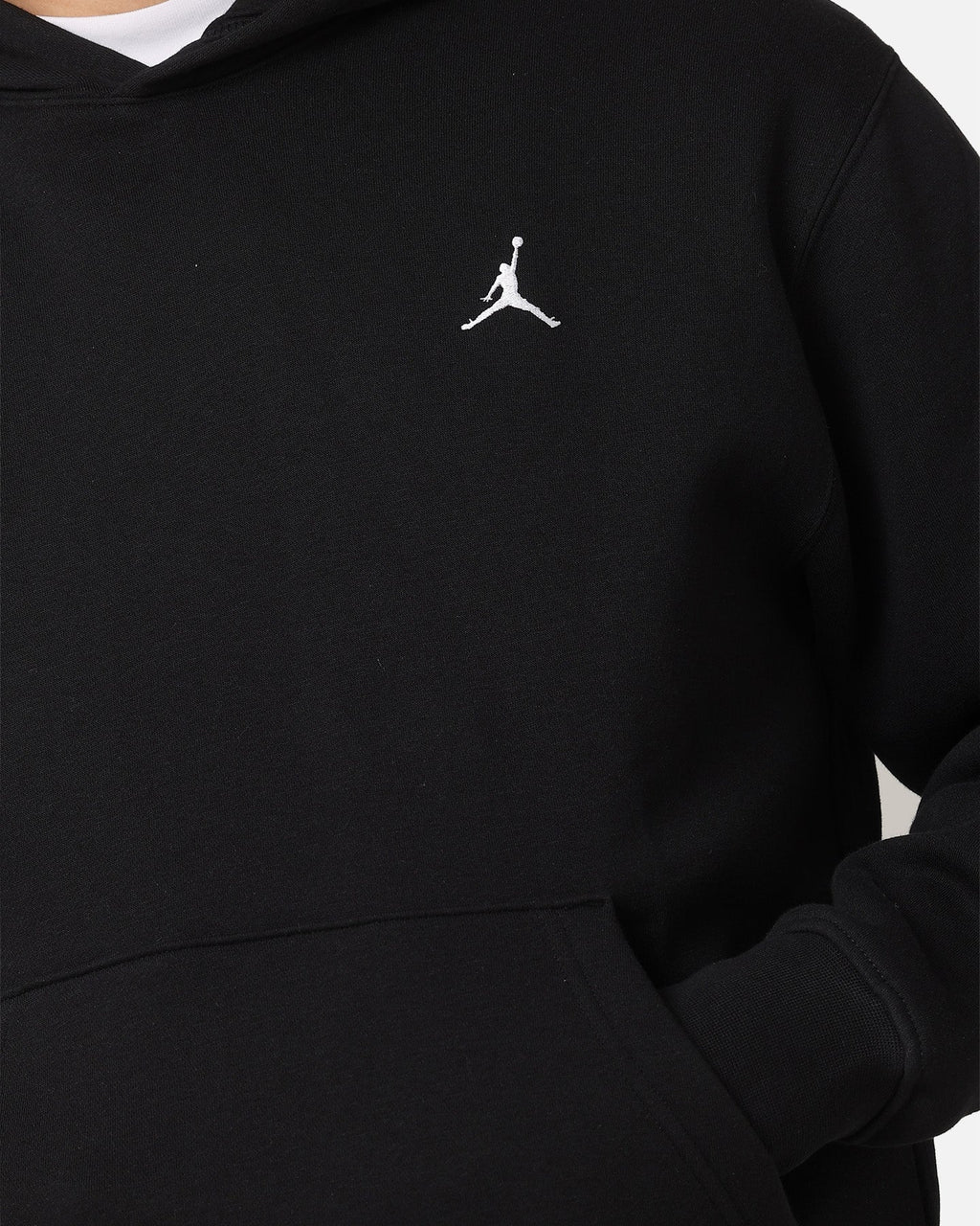 HOT Products Jordan Brooklyn Fleece Pullover Hoodie Black/White