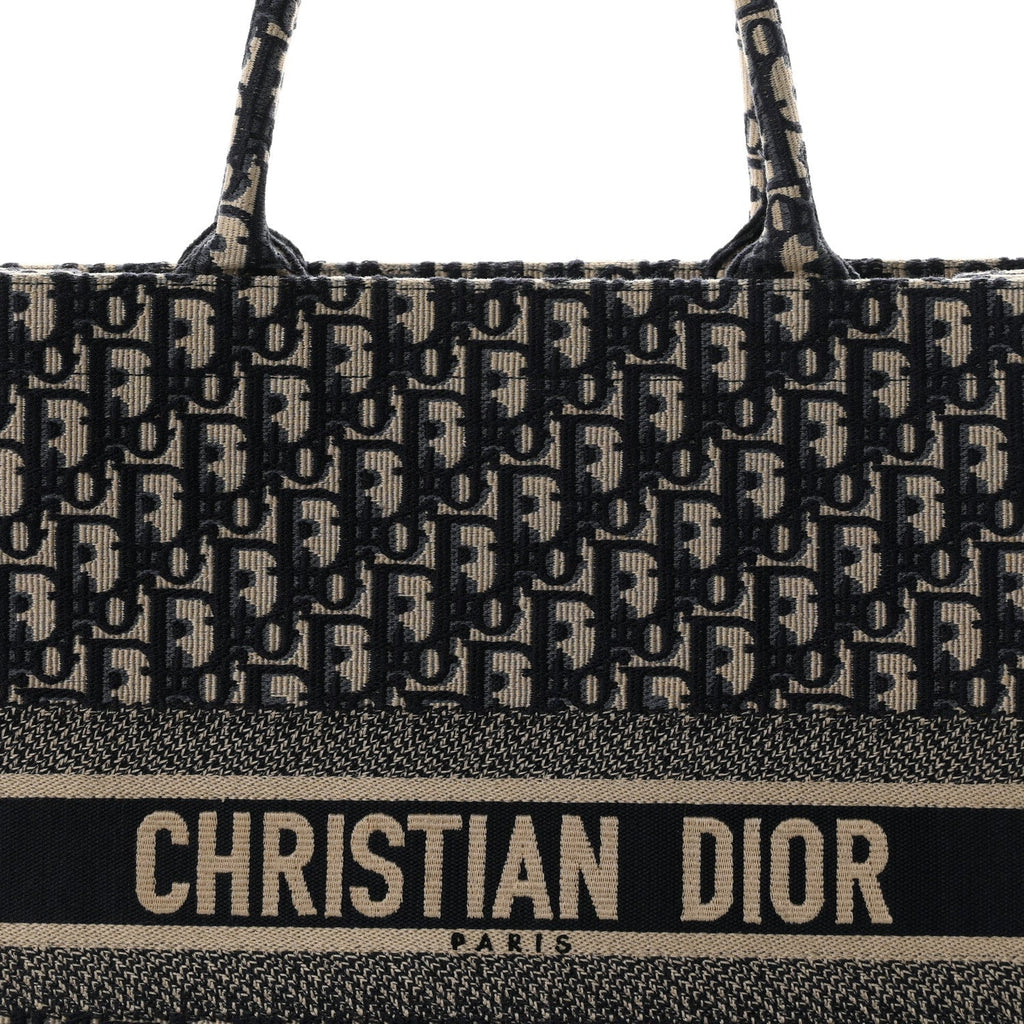 Oblique Large Book Tote Blue Multicolor