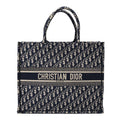 Oblique Large Book Tote Blue Multicolor