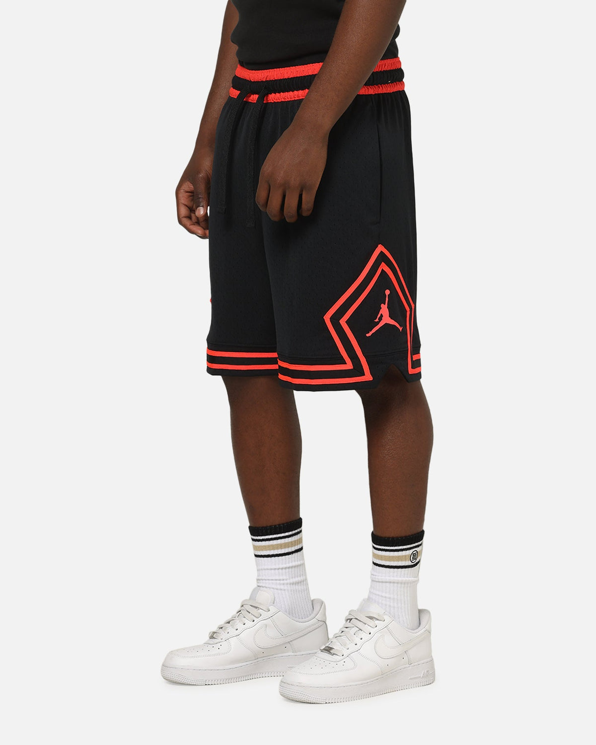 HOT Products Jordan Dri-FIT Sport Diamond Shorts Black/Infrared