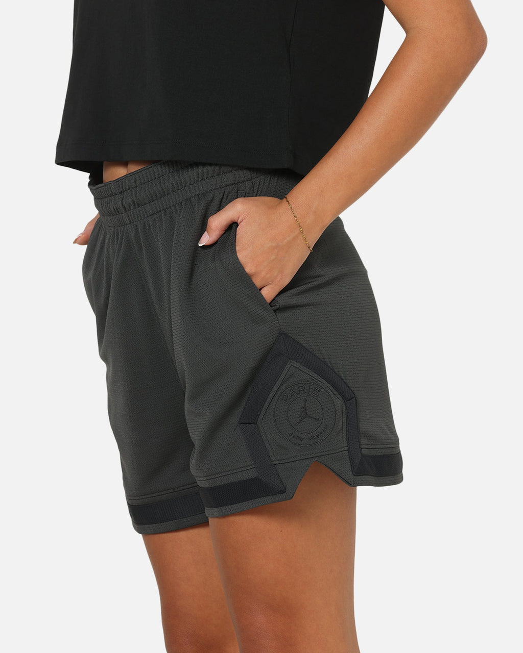 HOT Products Jordan Women's Paris Saint-Germain Sport Diamond Shorts Anthracite/Off White