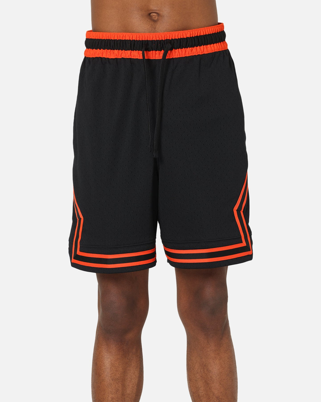 HOT Products Jordan Dri-FIT Mesh Diamond Shorts Black/Orange