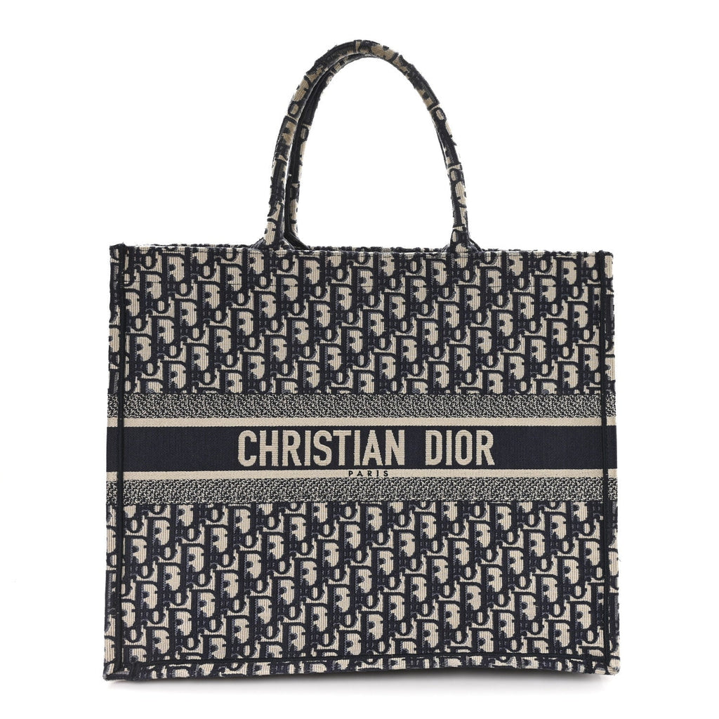 Oblique Large Book Tote Blue Multicolor
