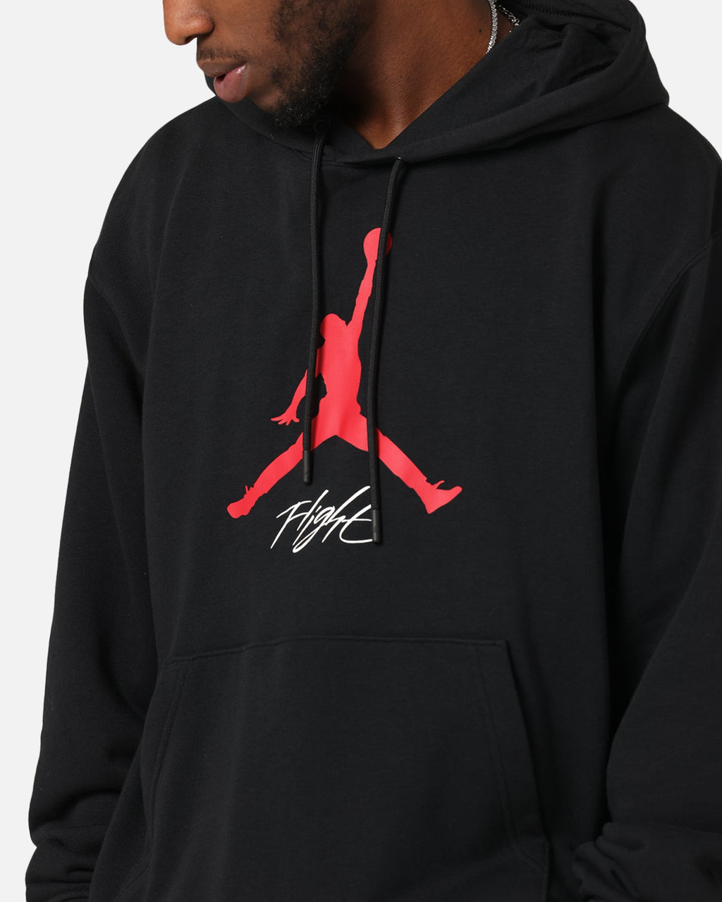 HOT Products Jordan Essentials Loopback Fleece Pullover Hoodie Black/Red