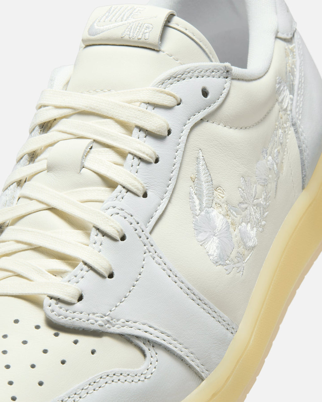 HOT Products Jordan Air Jordan 1 Retro Low OG "Floral Swoosh" Sail