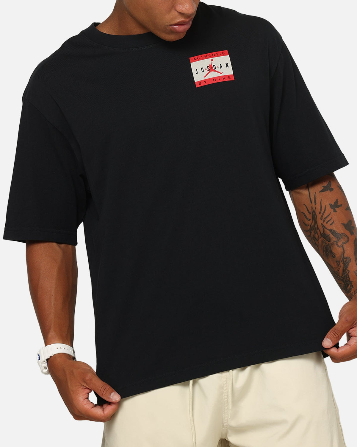 HOT Products Jordan Jumpman Brand Authentic T-Shirt Black/University Red