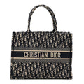 Oblique Medium Book Tote Blue Multicolor