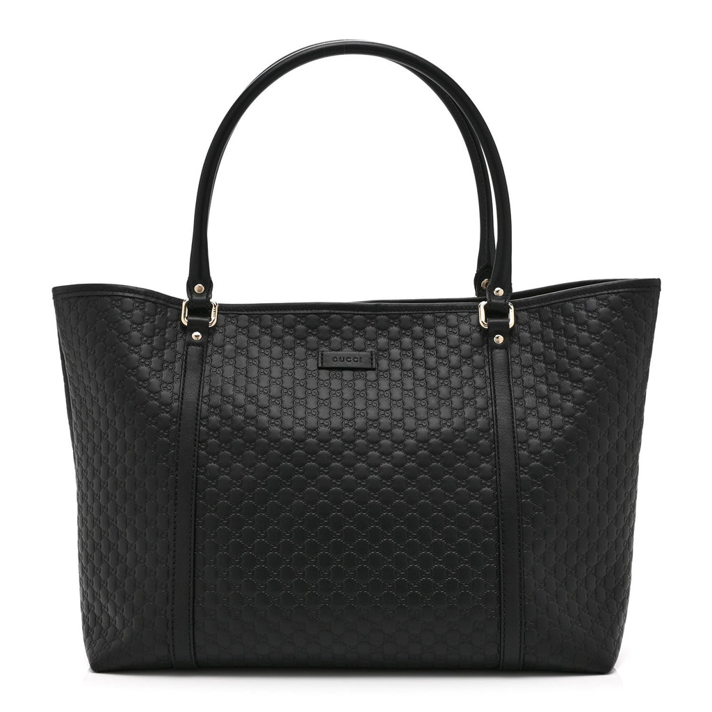 Microguccissima Medium Joy Tote Black