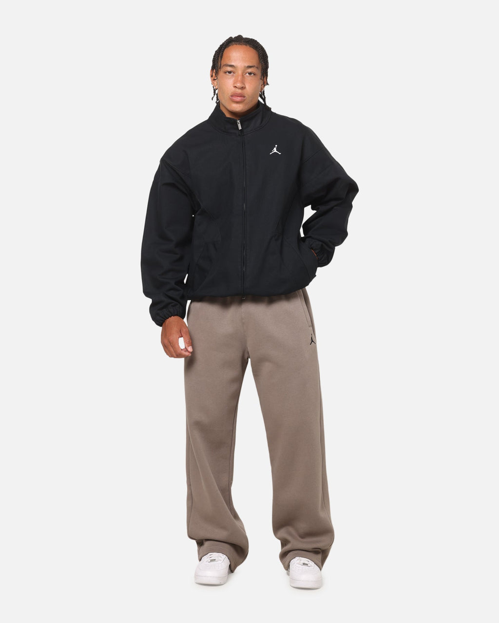 HOT Products Jordan Jumpman Flight Graphic Workwear Jacket Black/White
