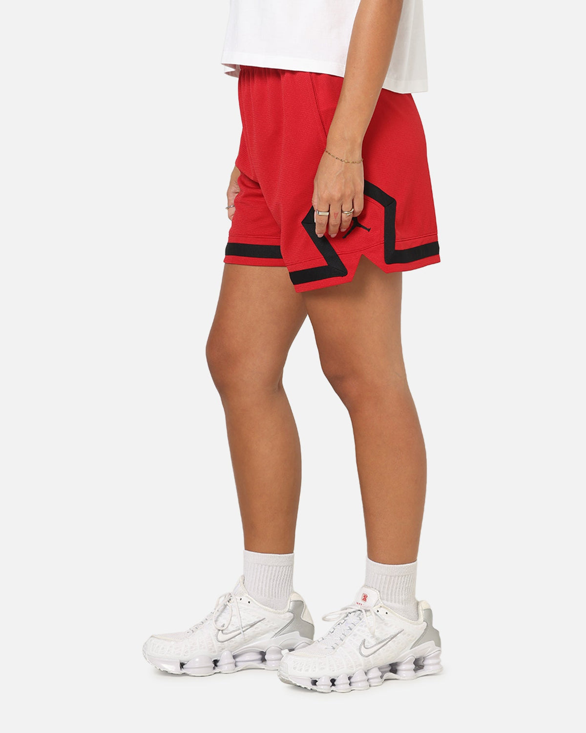 HOT Products Jordan Women's 4" Diamond Shorts Gym Red/Black