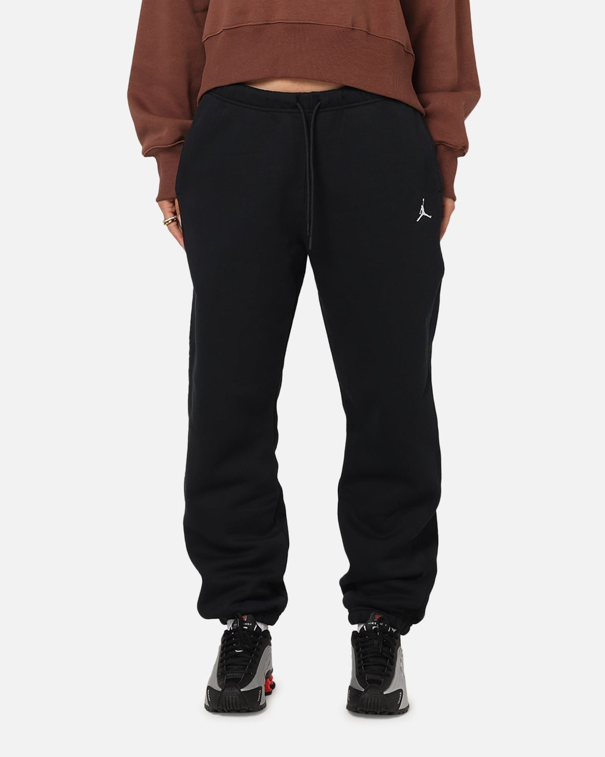 HOT Products Jordan Women's Brooklyn Fleece Pants Black/White