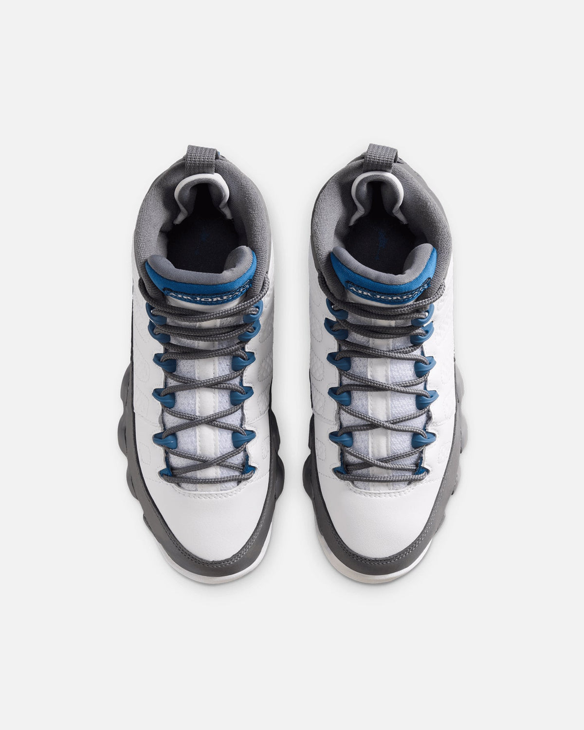 HOT Products Jordan Kids' Air Jordan 9 Retro "Flint Grey" (GS) White/French Blue-Flint Grey