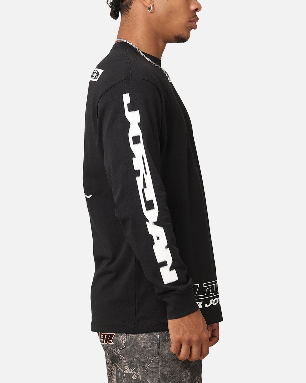 HOT Products Jordan Jumpman MVP 85 Long Sleeve Crewneck T-Shirt Black/Sail