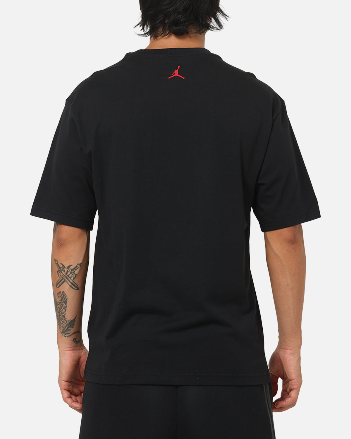 HOT Products Jordan Air Embroidered T-Shirt Black/Sail